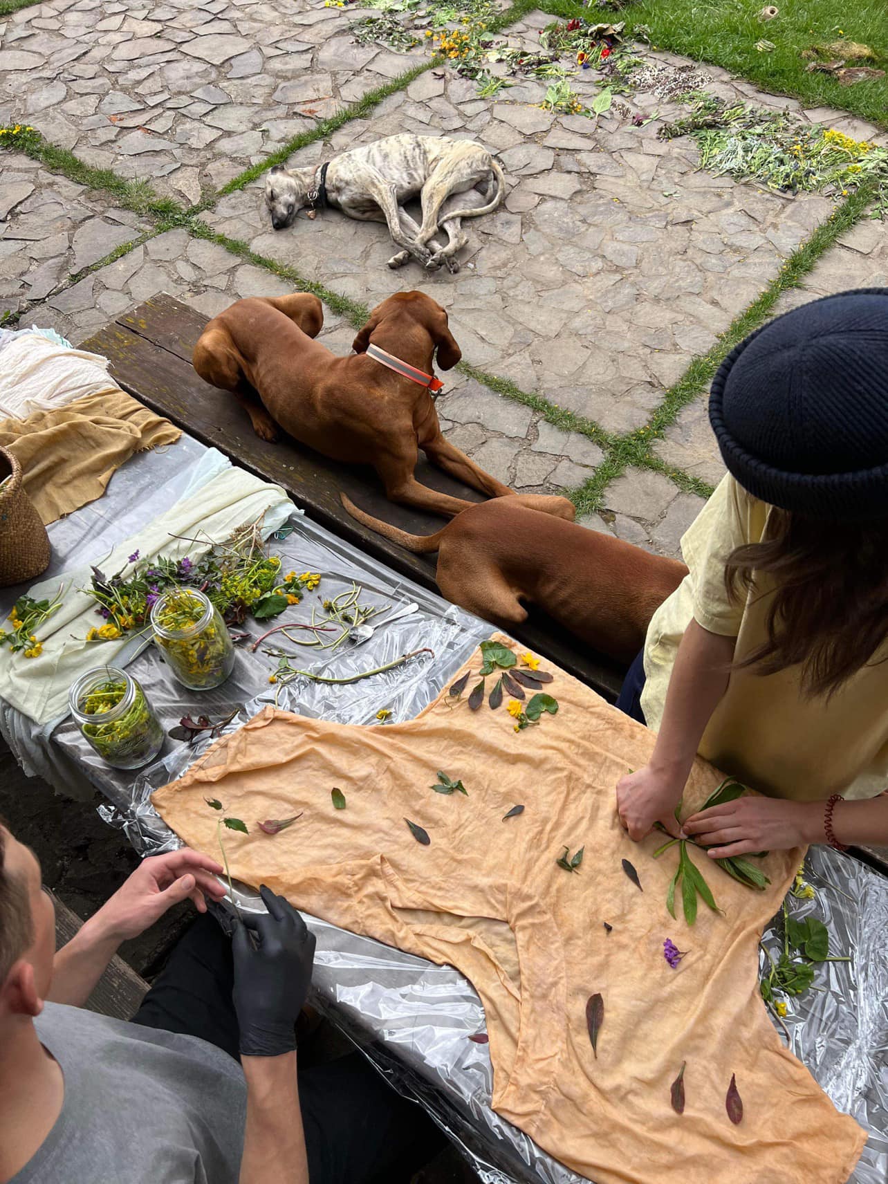Textile printing workshop